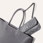 Goyard Goyardine Grey Anjou PM Reversible Tote Bag Palladium Hardware - Image 3